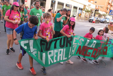 Manifestación en Dénia huelga educación pública 3 junio 29