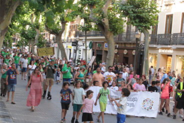 Manifestación en Dénia huelga educación pública 3 junio 31