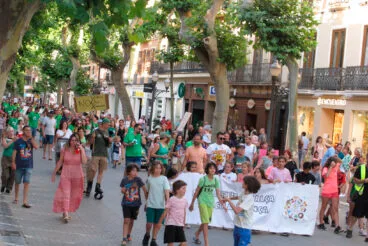Manifestación en Dénia huelga educación pública 3 junio 31