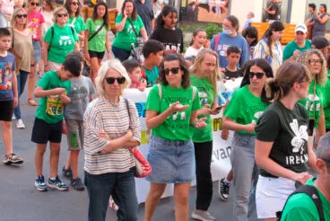 Manifestación en Dénia huelga educación pública 3 junio 33