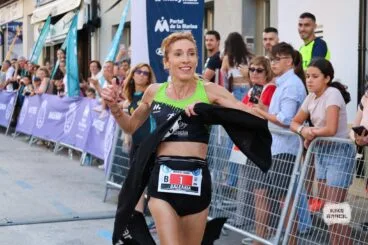 María Isabel Ferrer, ganadora de la anterior Cursa Popular de Benissa