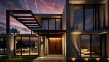 materiales nobles e iluminacion arquitectonica en perfecta armonia