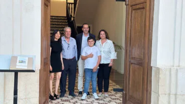 Momento de la apertura de la nueva casa consistorial de Benissa