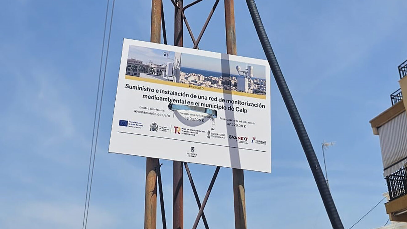 Nueva red de monitorizacion ambiental en Calp