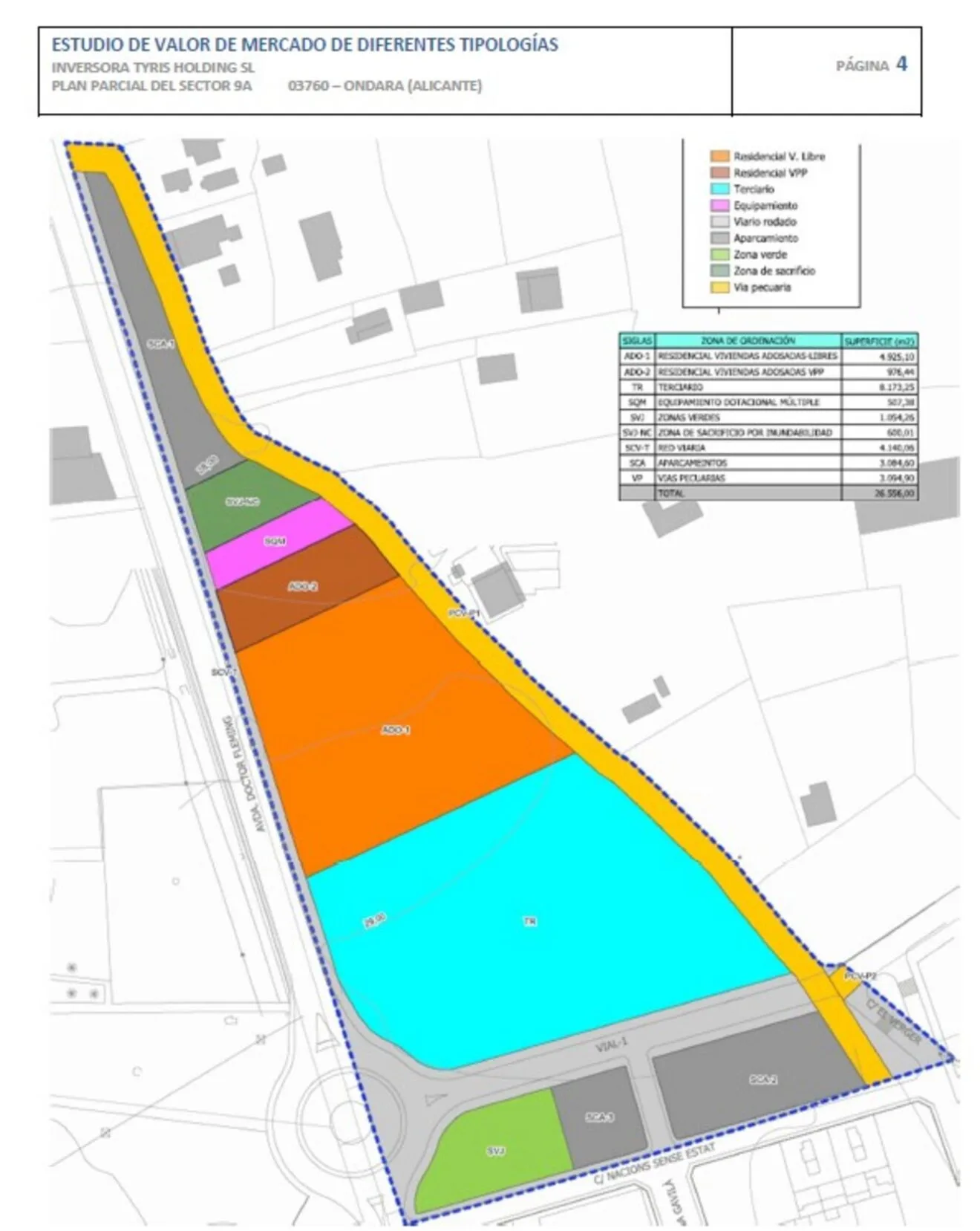 Plan Parcial del Sector 9A de Ondara