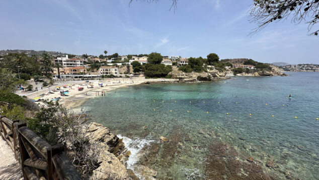 Imagen: Playa de La Fustera de Benissa desde el Paseo Ecológico
