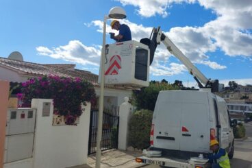 Renovación del alumbrado público en Benitatxell