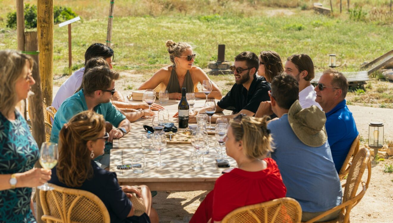 Restaurante Sabors Món en la bodega Montesanco de Teulada