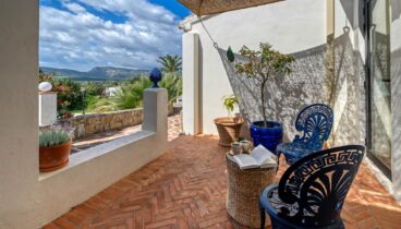 Rincón de relax con vistas