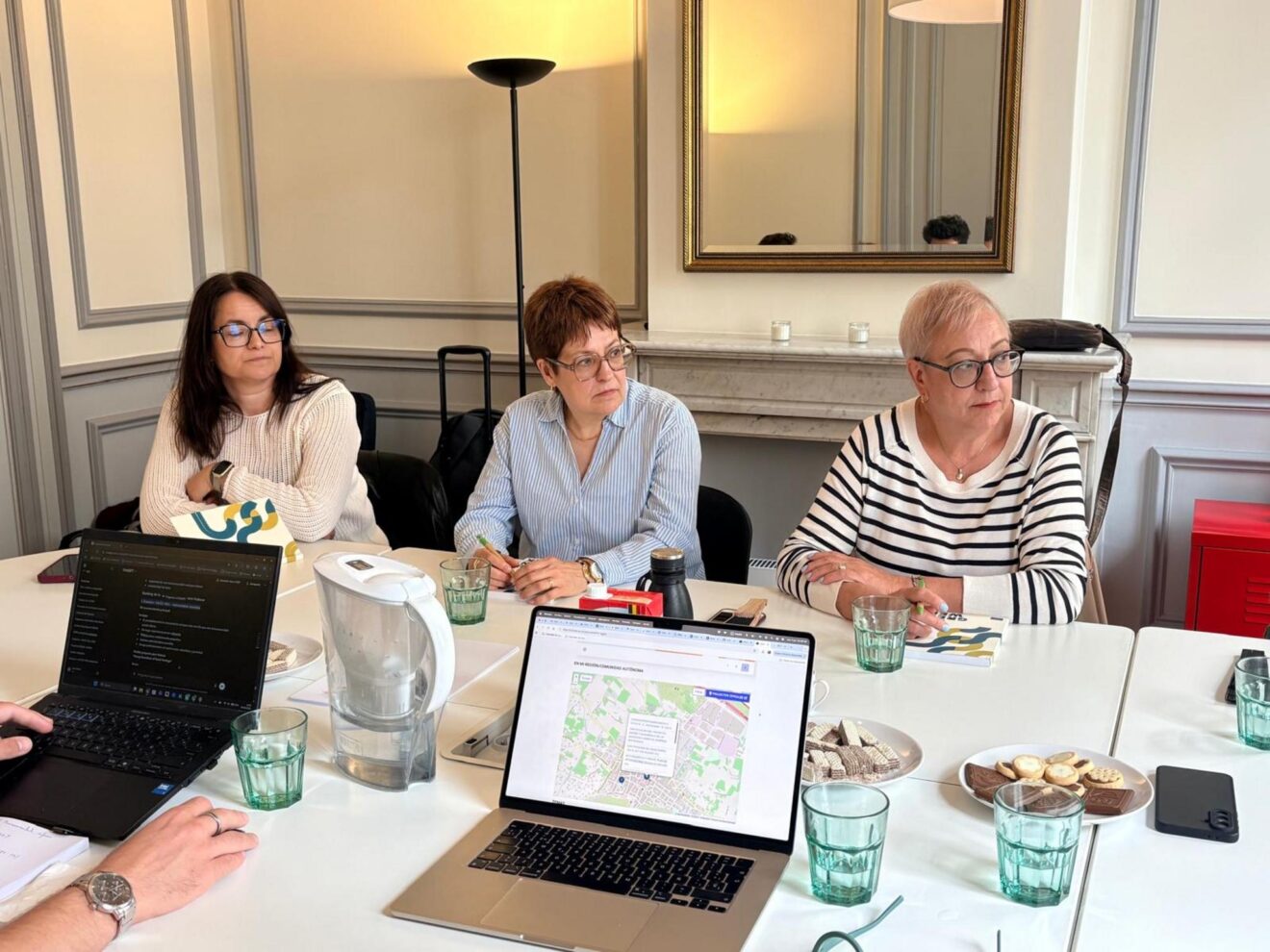 Tècniques de l'Ajuntament de Pedreguer en una sessió formativa a Brussel·les