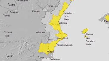 avisos activos en la comunitat valenciana sabado 25 de julio 2026