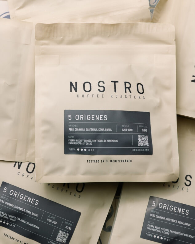 Nostro Coffee Roasters 8 cafe de calidad de 5 origenes