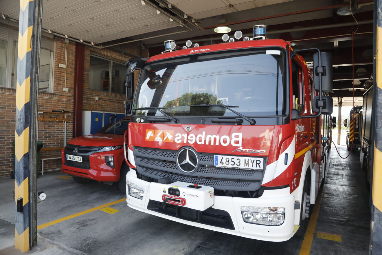 Camión de Bomberos en el retén de Dénia (archivo)