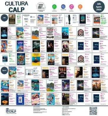 Cartel programación cultural verano Calp 2026