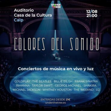 Cartel promocional del concierto Colores del Sonido en Calp 2026