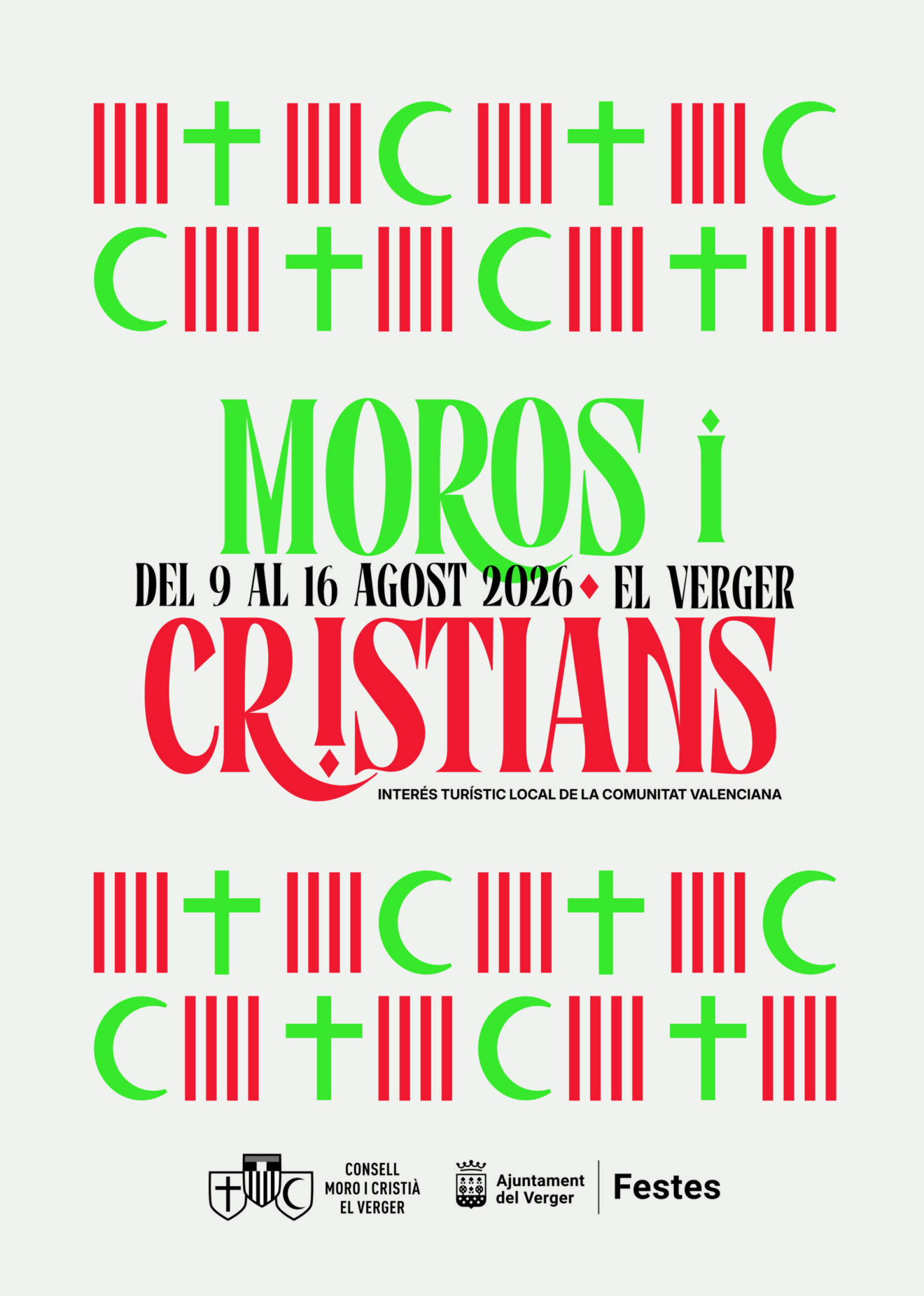Cartel de las Festes de Moros i Cristians del Verger 2026
