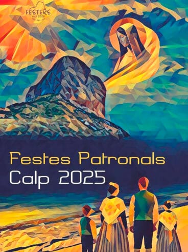 Cartel de las fiestas patronales de Calp de 2025