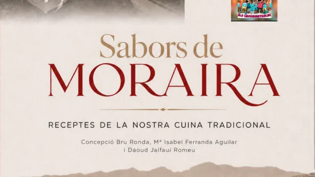 cartel de presentacion del recetario sabores de moraira recetas de nuestra cocina tradicional