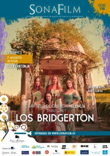 Cartel del concierto tributo a Los Bridgerton en SONAFILM