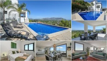 casa zoe la villa en pedreguer con piscina privada y vistas al mar para unas vacaciones perfectas