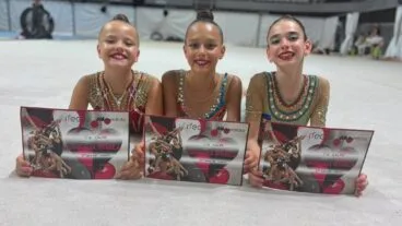 Equipo infantil del CG Calpe con diploma nacional