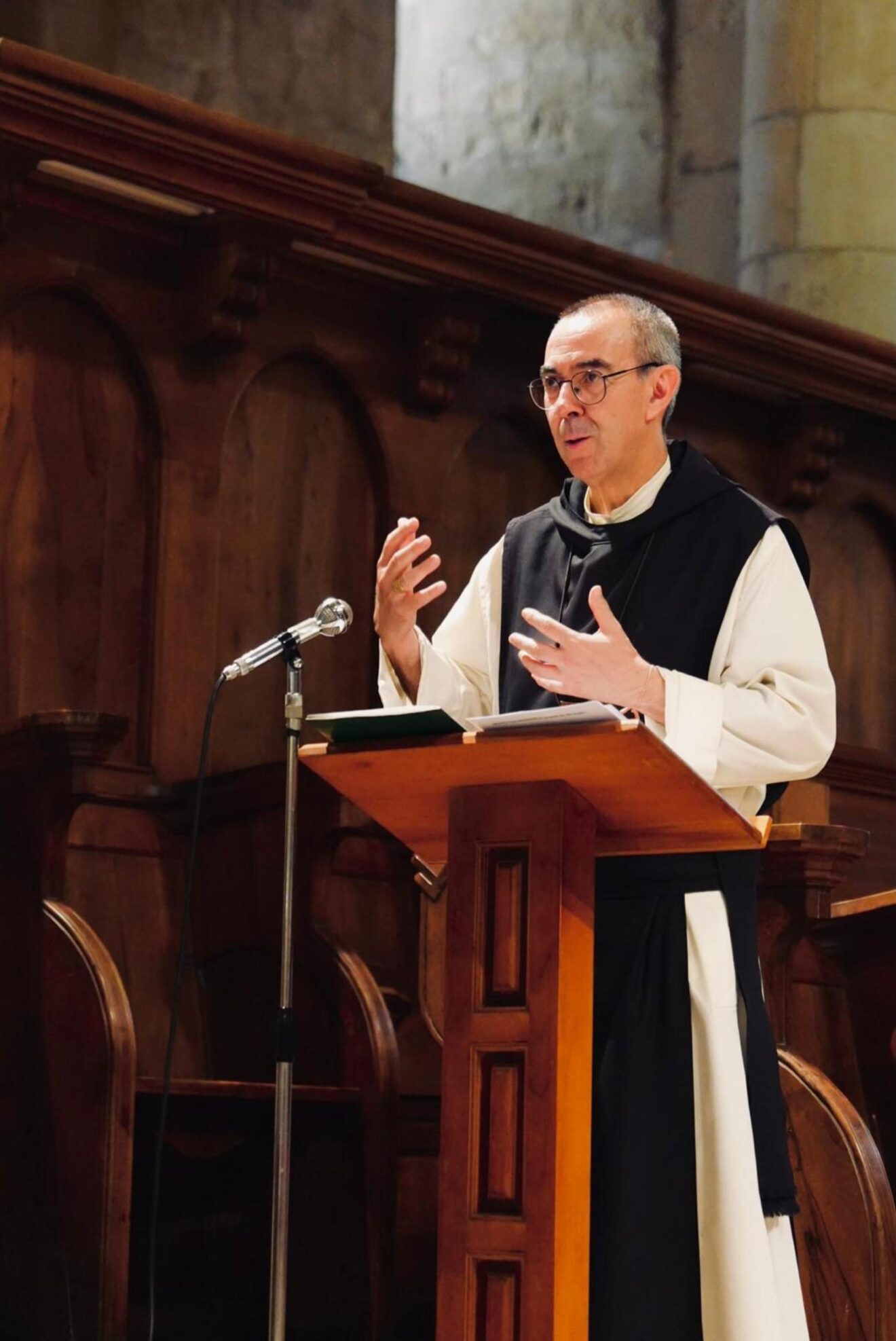 Intervención en el homenaje a Jaime I en Poblet