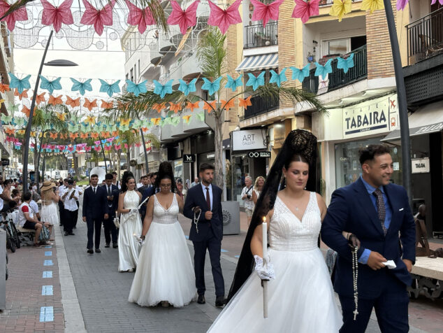 Moraira vive una de las noches grandes junto a la Virgen de los Desamparados y el espectáculo piroacuático 7 dia de la virgen de los desamparados en moraira en 2026 08