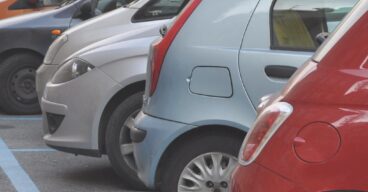 Zona de estacionamiento regulado en Moraira