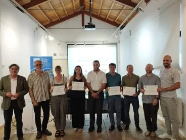 Premiados y autoridades en la I Gala Impulsa Marina Alta