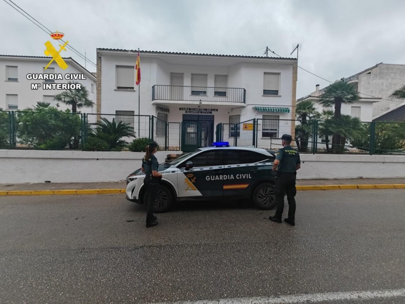Operación de la Guardia Civil en Pego
