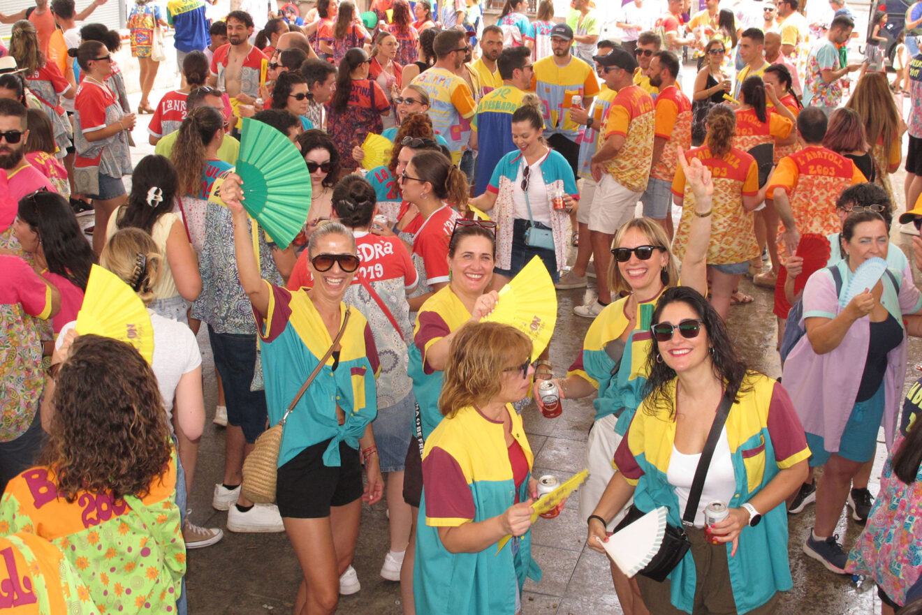 Mediodía en la fiesta del Dia de Quintades de las Festes de Juliol de Pedreguer 2026