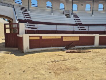Trabajos de mejora en la Plaza de Toros de Ondara