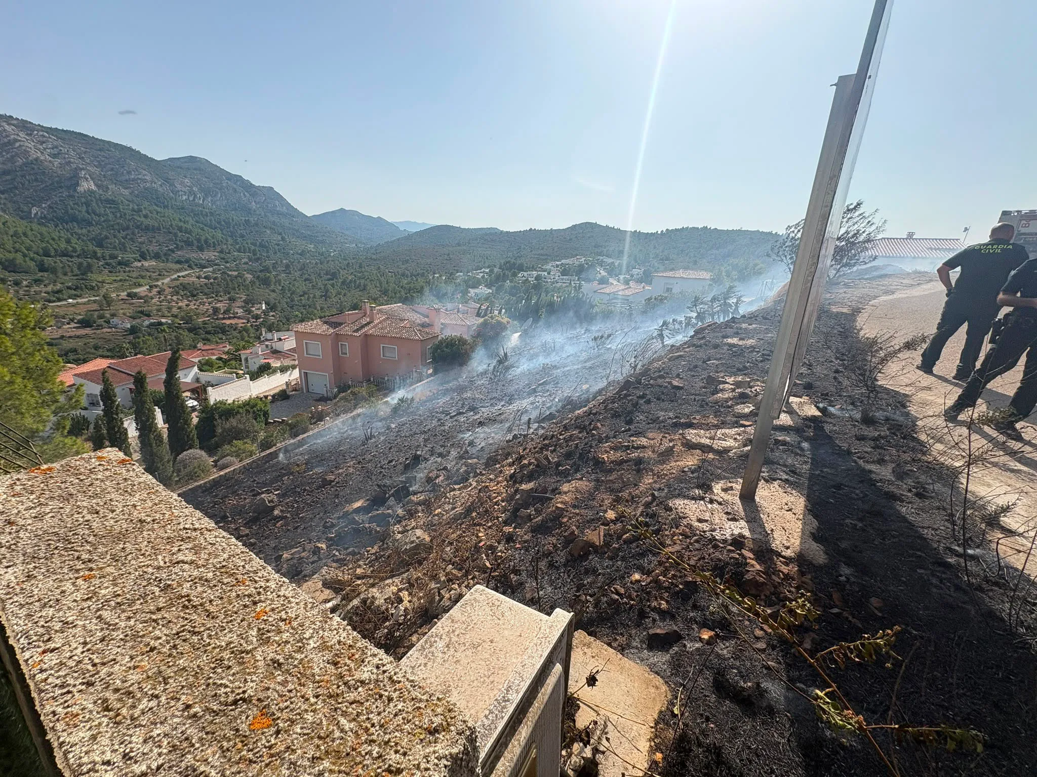 parcela calcinada en pedreguer