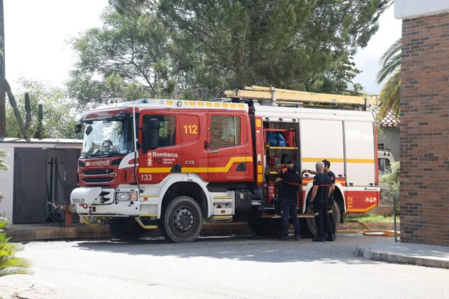 La Marina Alta pasa la noche bajo vigilancia tras la intensa actividad eléctrica 1 Imagen: Parque de Bomberos de Dénia (archivo)