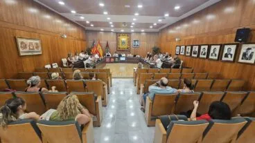 Pleno del Ayuntamiento de Calp en sesión.