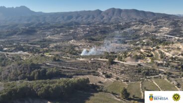 Vigilancia con drones para la prevención de incendios en Benissa