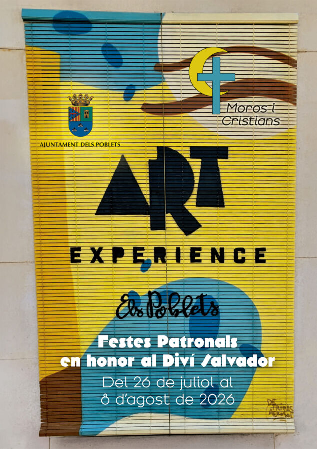 Programa de Fiestas Patronales del Diví Salvador y Moros y Cristianos de Els Poblets 2026 5 Imagen: Portada de las fiestas patronales de Els Poblets de este año