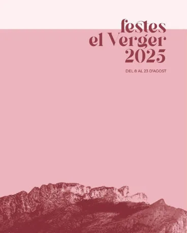 Portada del libro de fiestas patronales de El Verger de 2025