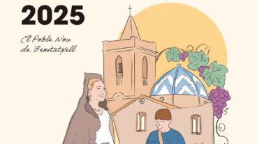 Portada del libro de fiestas patronales en honor a Santa María Magdalena de Benitatxell del 2025
