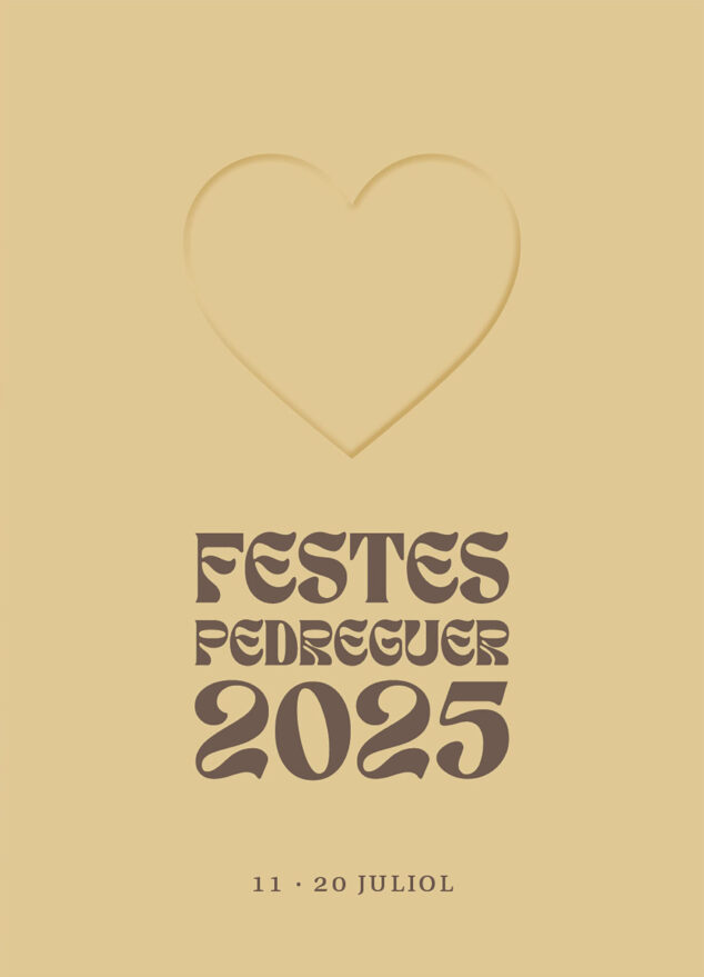 Programa de las Fiestas de Julio de Pedreguer - Sant Bonaventura 2025 1 Imagen: Portada del programa de fiestas patronales de Pedreguer de 2025