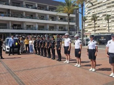 Acto de presentación de nuevos agentes de la Policía Local de Calp.