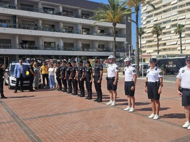 Acto de presentación de nuevos agentes de la Policía Local de Calp.