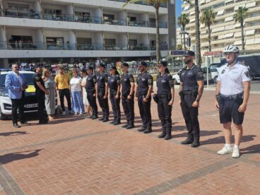 Presentación de los nuevos agentes y dispositivos de verano de la Policía Local de Calp
