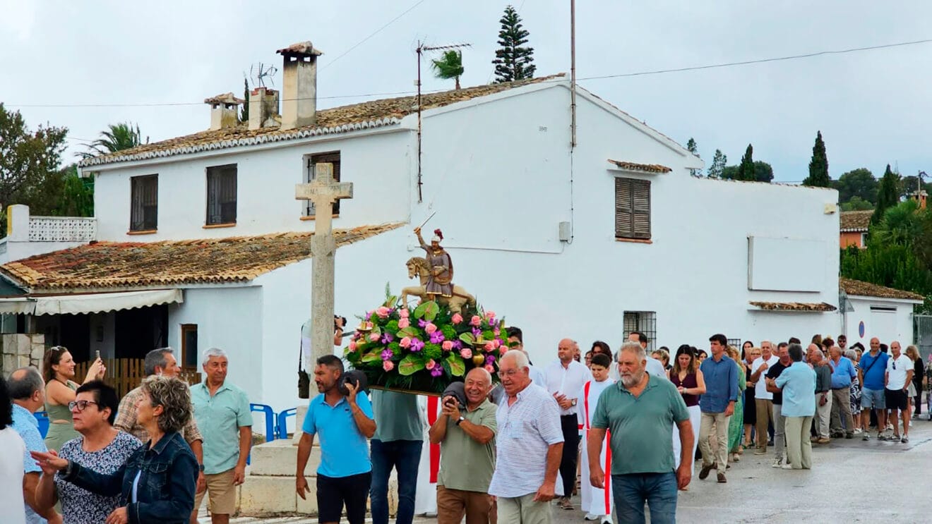 Procesión en honor a Sant Jaume en la partida Benimarco en 2025 - Ajuntament de Teulada-Moraira