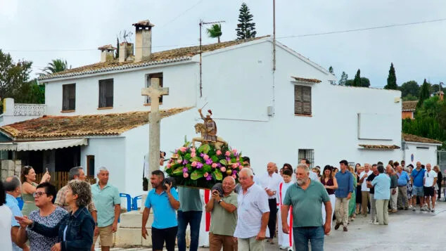 procesion en honor a sant jaume en la partida benimarco en 2025 ajuntament de teulada moraira