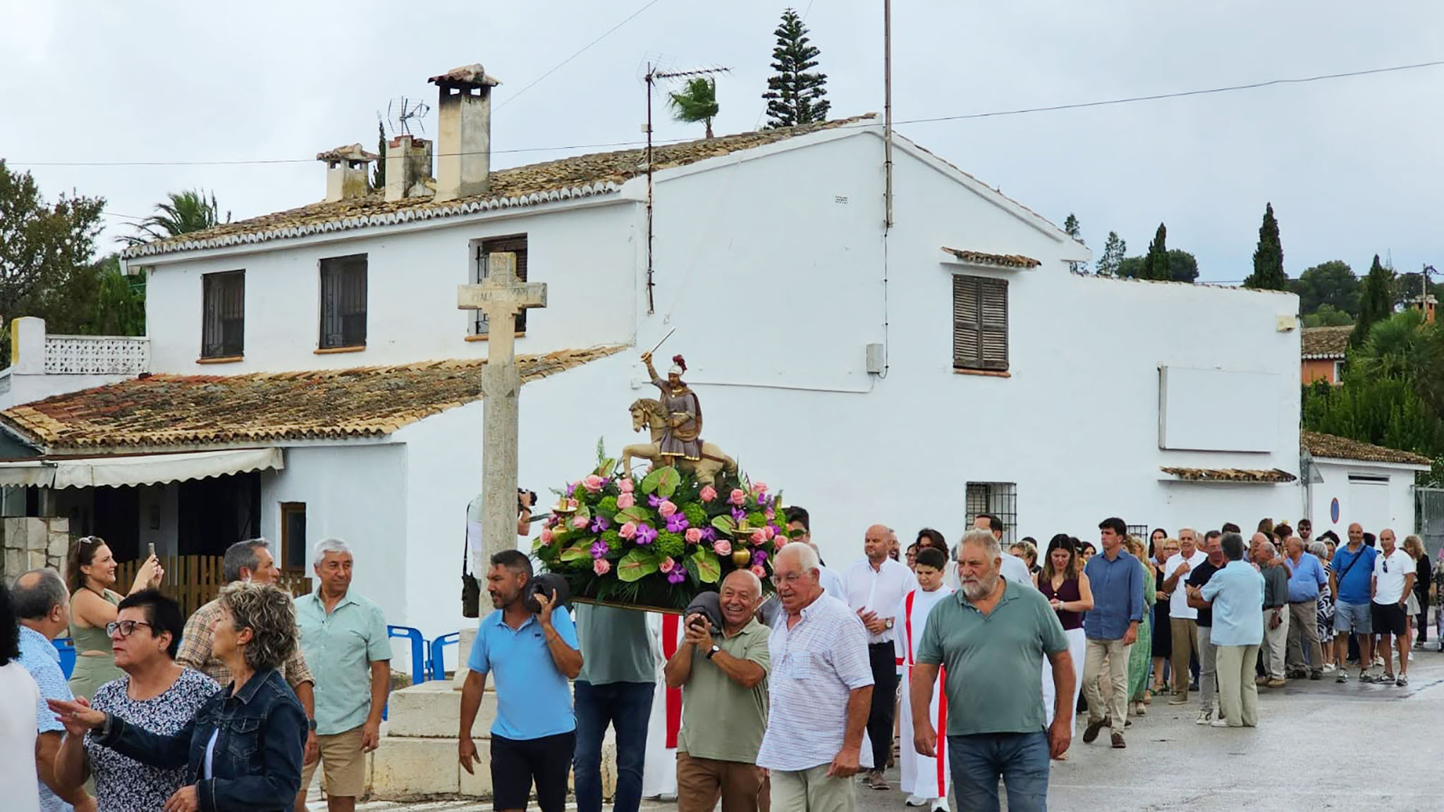 procesion en honor a sant jaume en la partida benimarco en 2025 ajuntament de teulada moraira