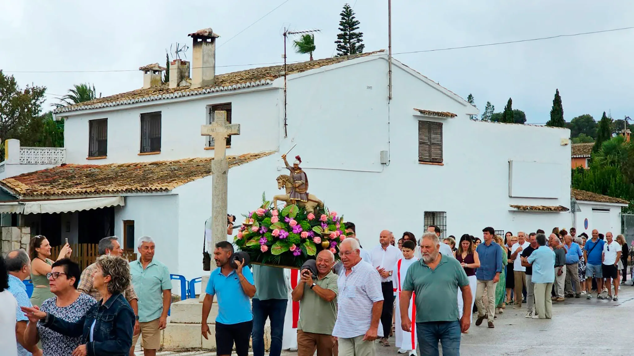 procesion en honor a sant jaume en la partida benimarco en 2025 ajuntament de teulada moraira