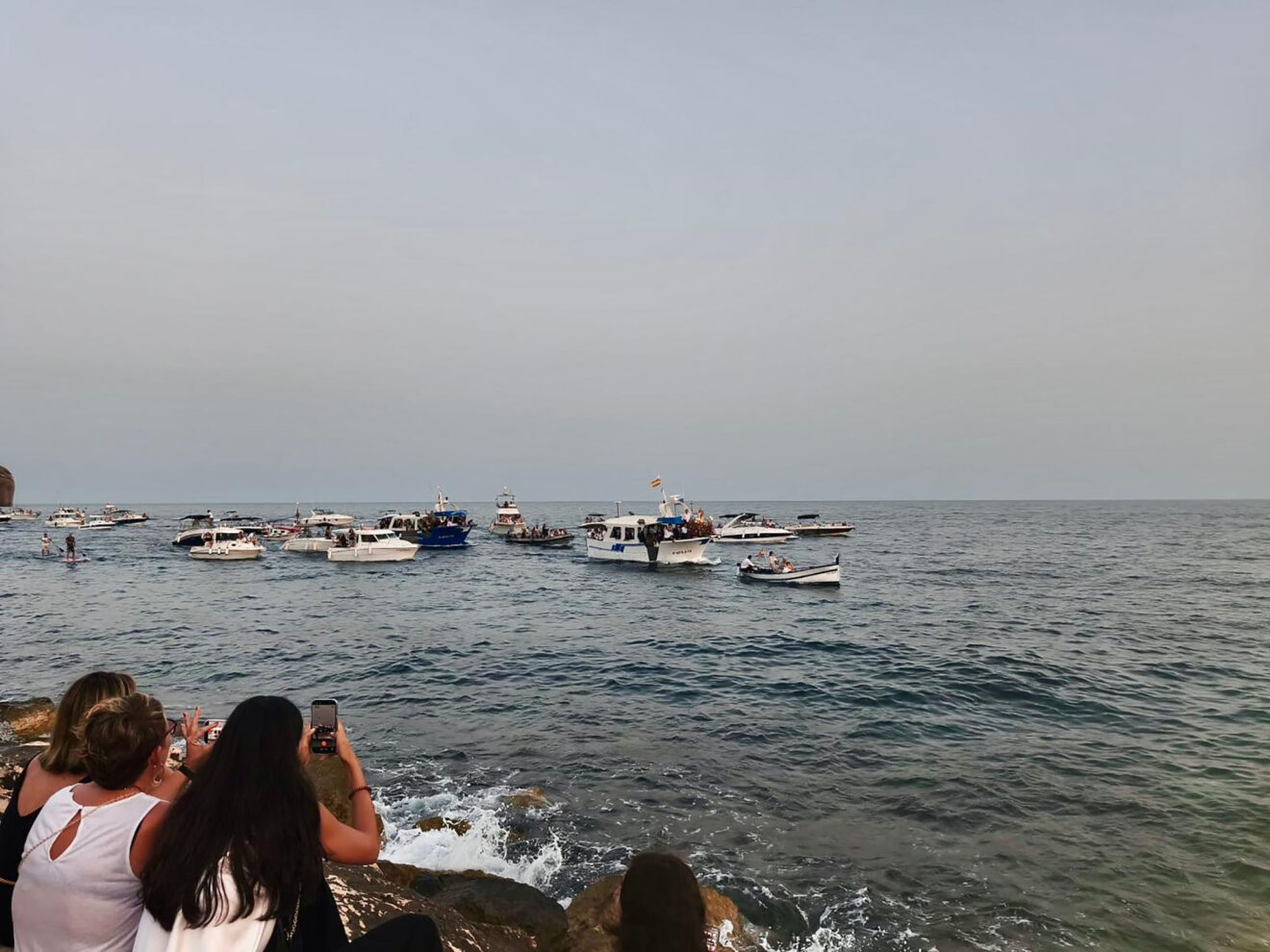 Procesión por mar del Día de la Virgen del Carmen en Moraira en 2026