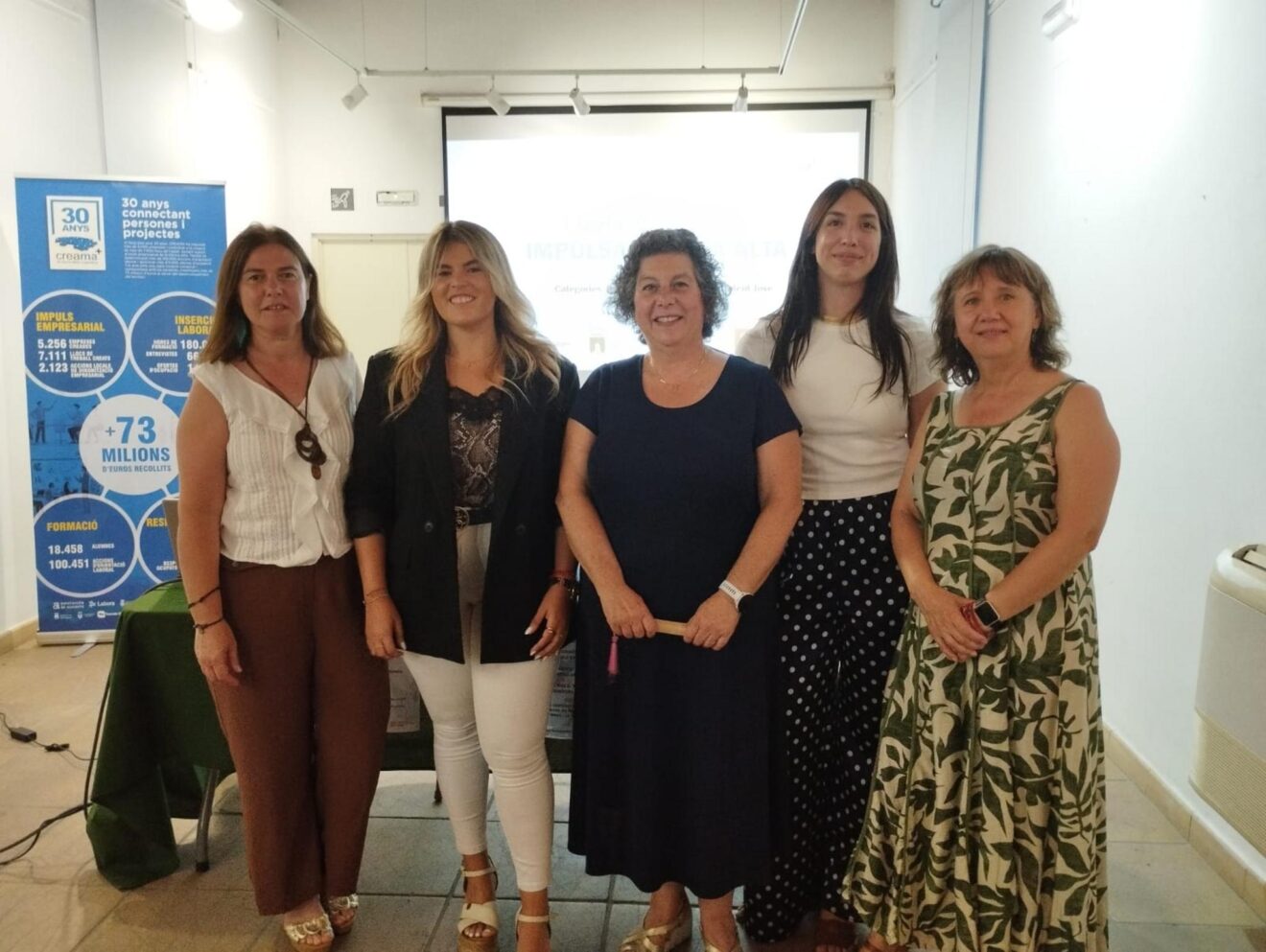 Representantes institucionales en la I Gala Impulsa Marina Alta