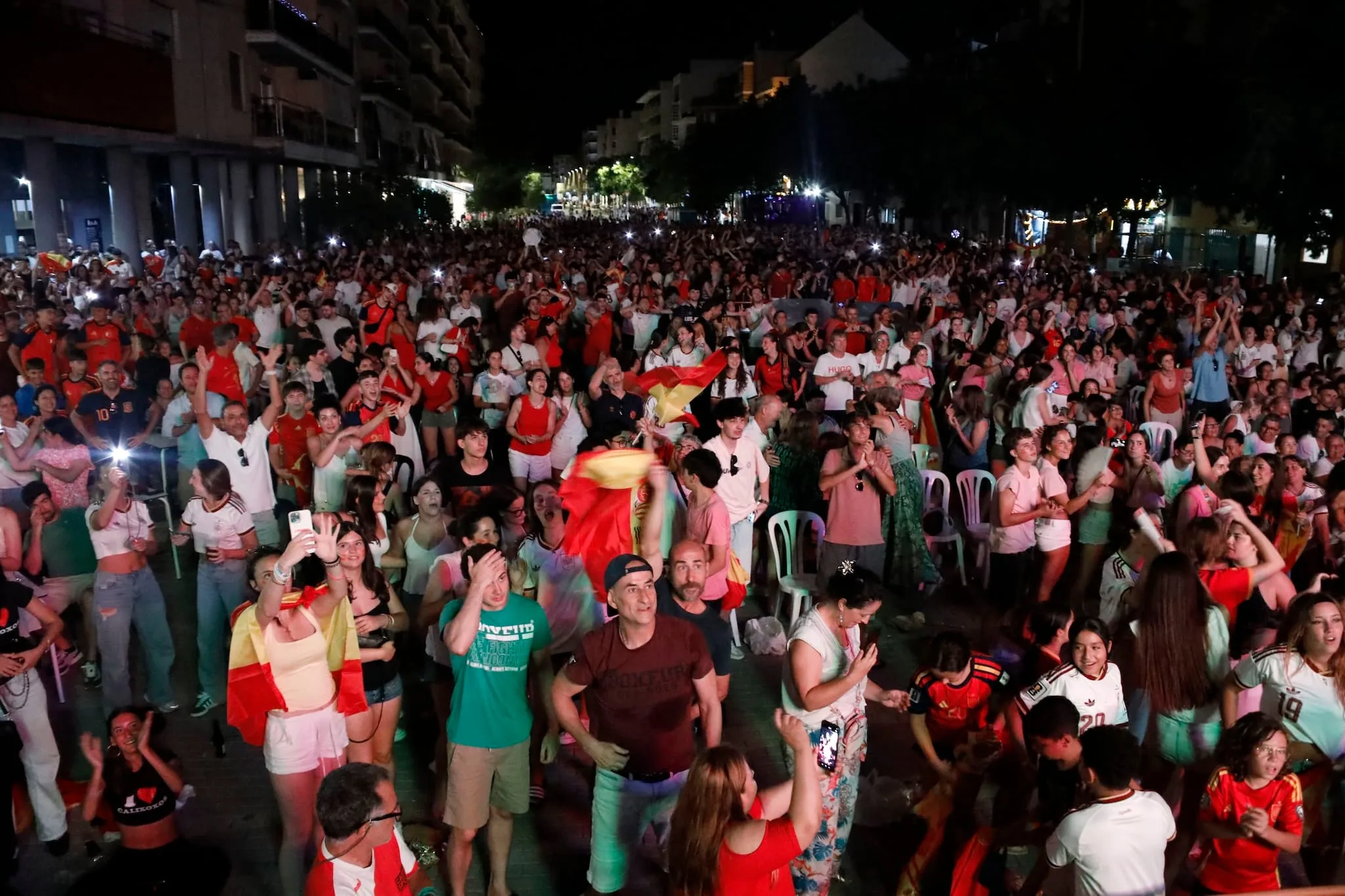 seguimiento del partido del mundial de futbol durante las fiestas de denia este 2026